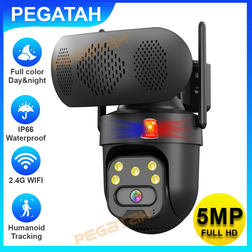 Audiovision Music Player - كاميرا IP 5 ميجابكسل خارجية 2.4G