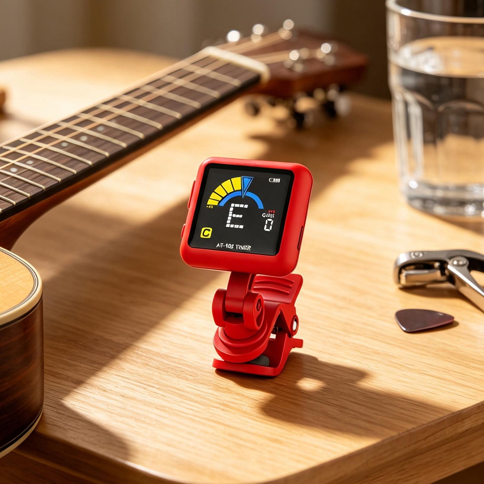 جهاز ضبط نغمات الجيتار قابل لل - مراجعة Guitar Tuner Clip وسعره