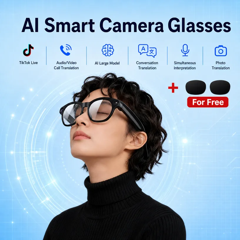 نظارات ذكية للتصوير بتقنية الذ - مراجعة Audio Music Free Online وسعره