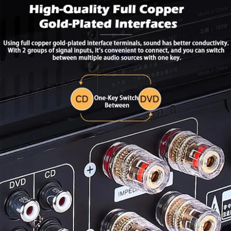 HIFI 2.1Ch فراغ أنبوب أمبير بل - مراجعة Audio Music Youtube وسعره