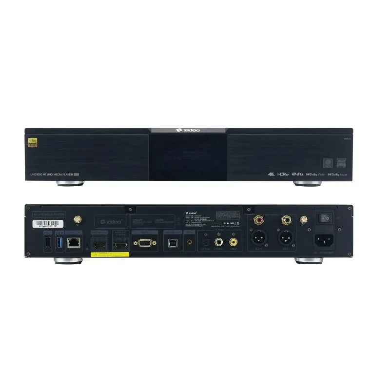 مشغل أقراص صلبة ZIDOO UHD5000  - مراجعة Audiovision Music Player وسعره