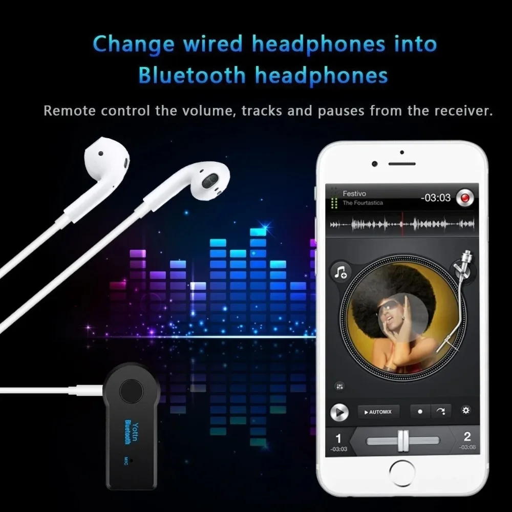 جهاز استقبال بلوتوث 4.2 للصوت  - مراجعة Audio Music Car وسعره
