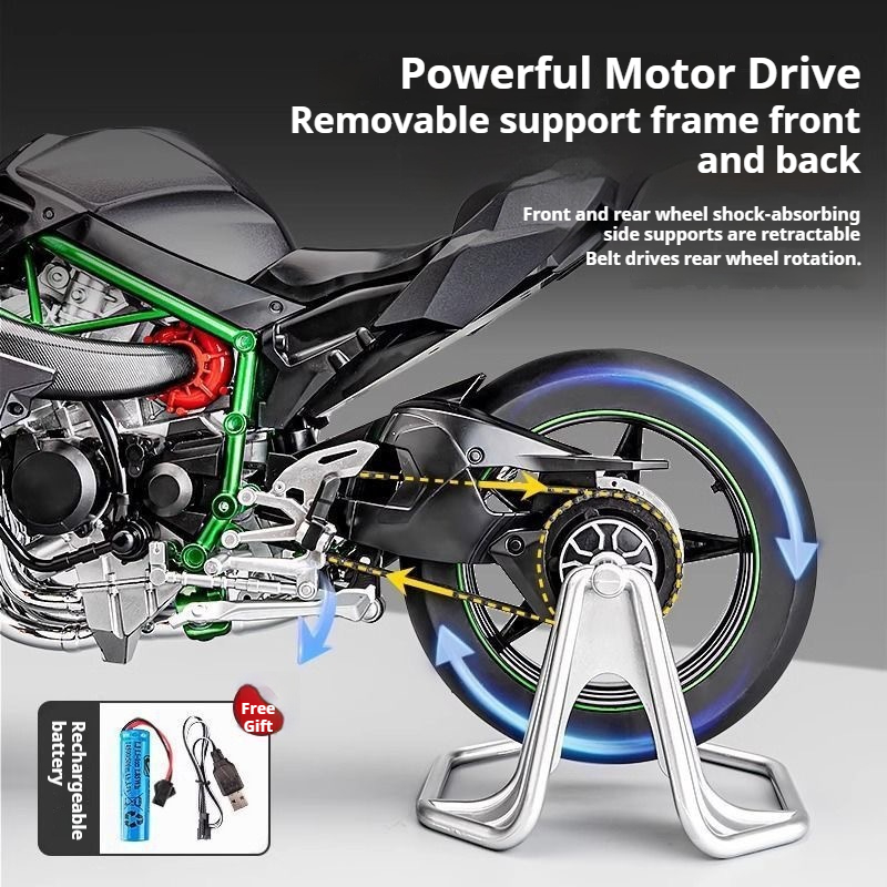 نموذج دراجة نارية كاواساكي H2R - مراجعة Audio Music Car وسعره