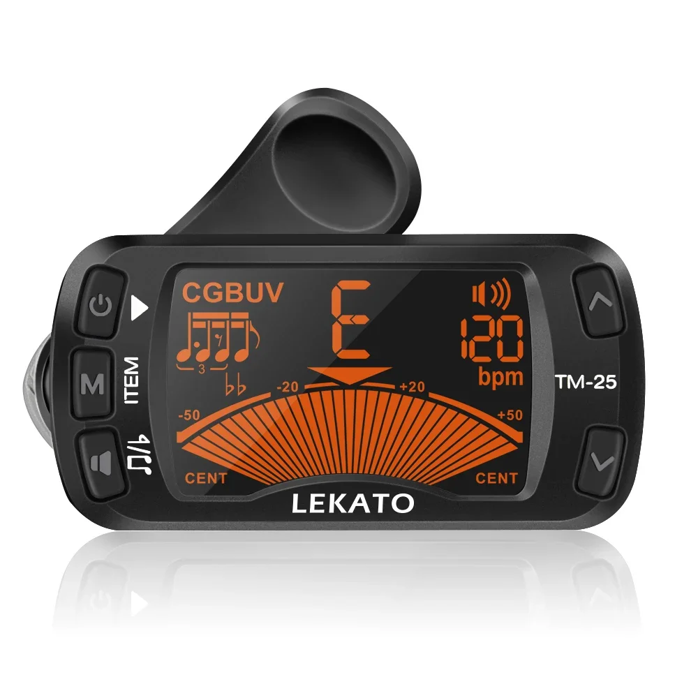 موالف مدمج 3 في 1 للسفر - مشبك - مراجعة Guitar Tuner Clip وسعره