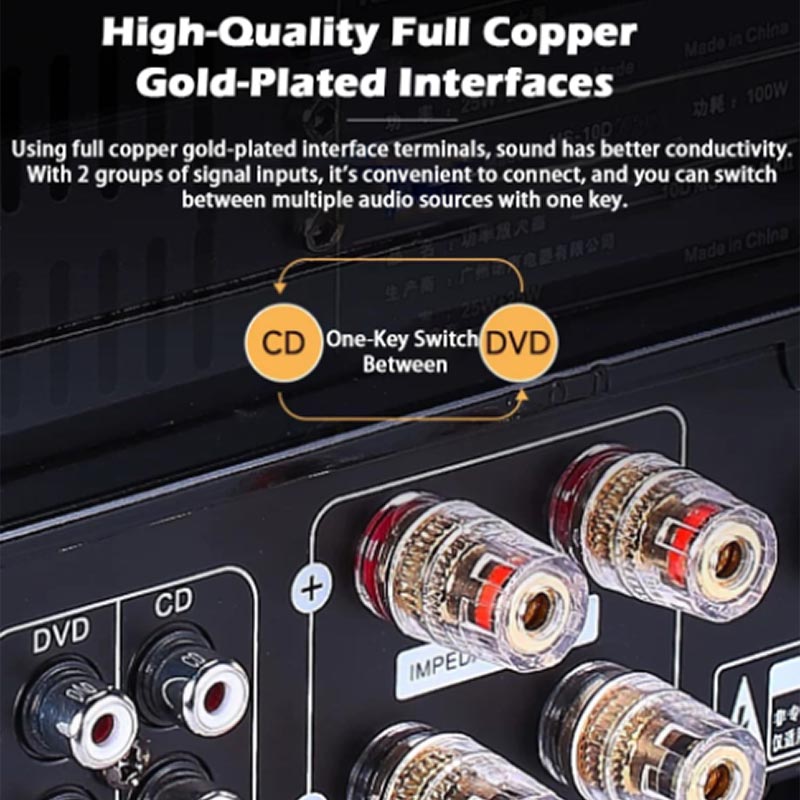 HIFI 2.1Ch فراغ أنبوب أمبير بل - مراجعة Audio Music Youtube وسعره