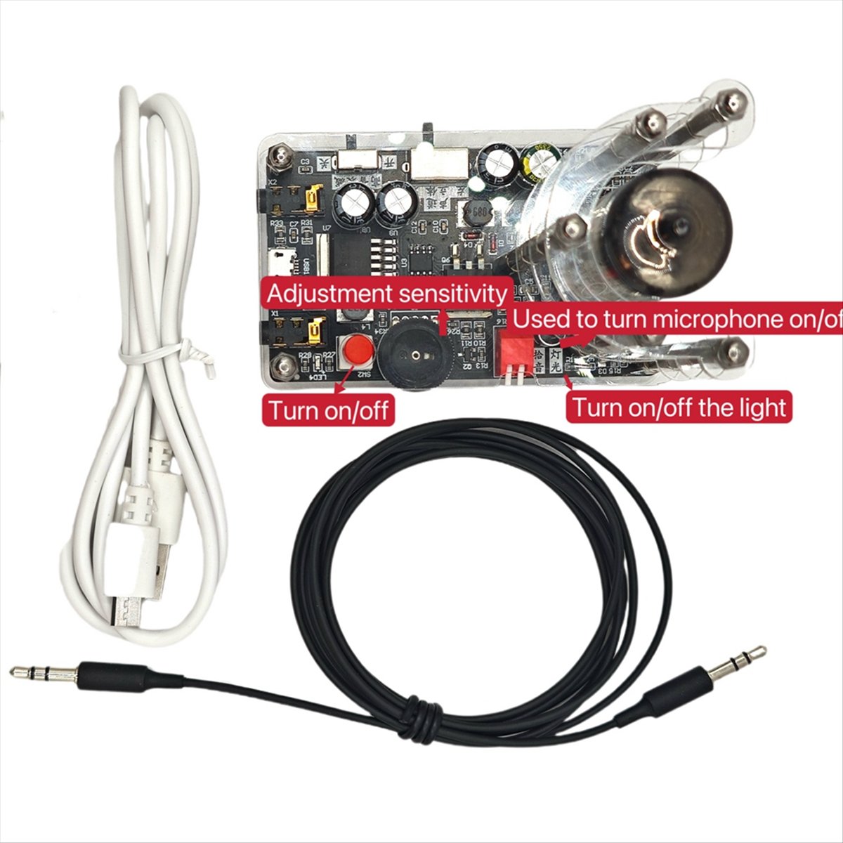 DTC5 جديد، ضوء طيف الموسيقى US - مراجعة Audio Music Youtube وسعره