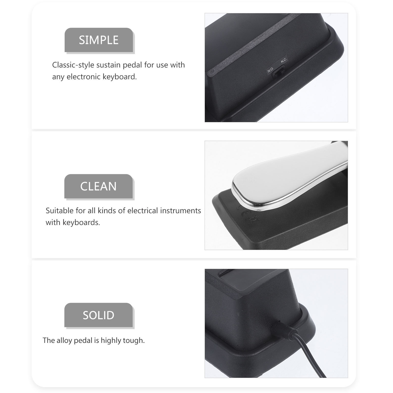 دواسة سustain كلاسيكية عالمية  - مراجعة Piano Sustain Pedal وسعره