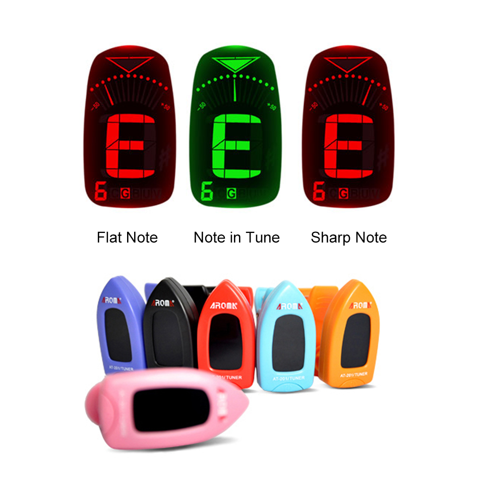 أروما AT-201 غيتار رقمي موالف  - مراجعة Guitar Tuner Clip وسعره