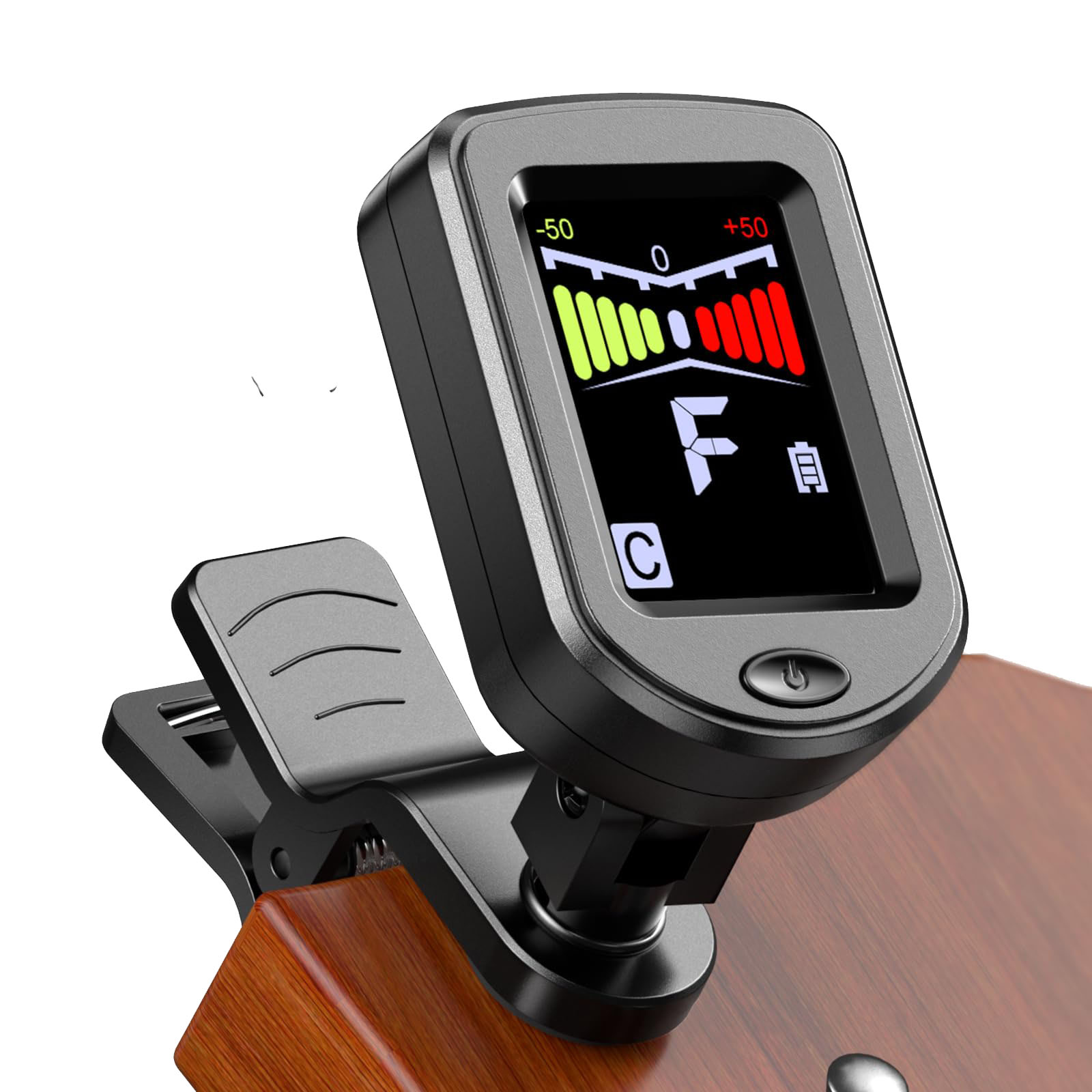 موالف جيتار بمشبك مع شاشة عادي - مراجعة Guitar Tuner Clip وسعره